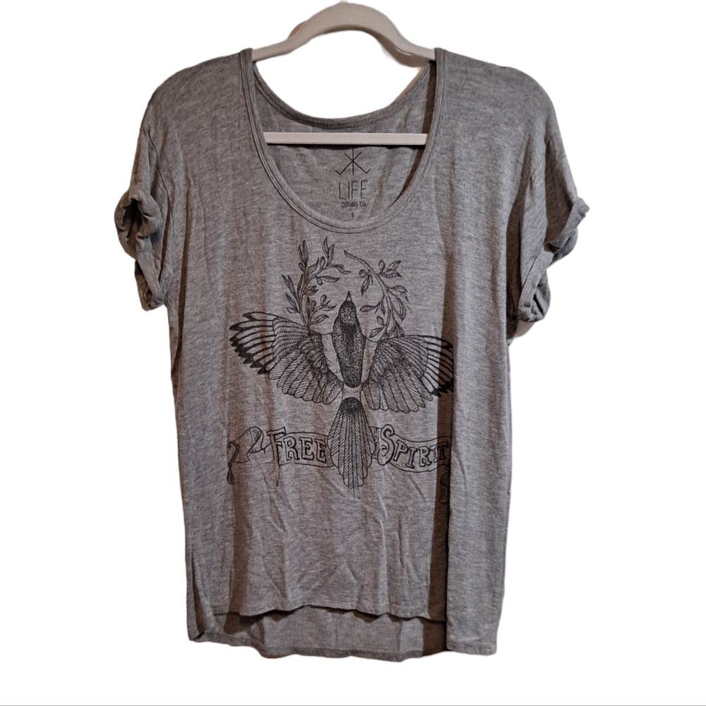 Life Clothing Co "Free Spirit" Woman's T-Shirt Sz Small